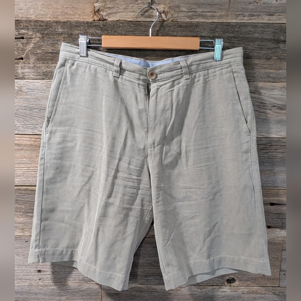 Tommy Bahama Khaki Flat Front Shorts